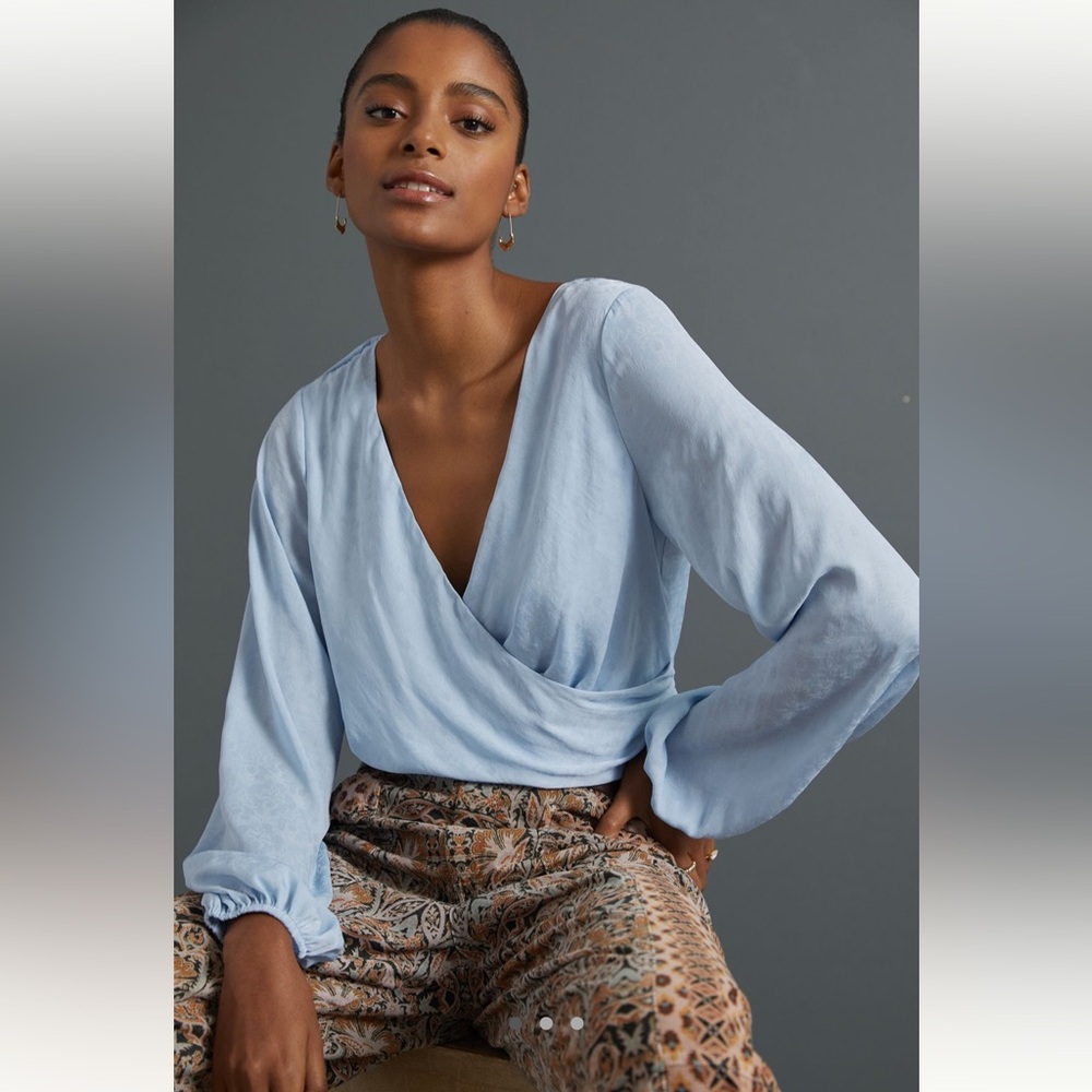 NWT Anthropologie Sleek TwIst Blouse